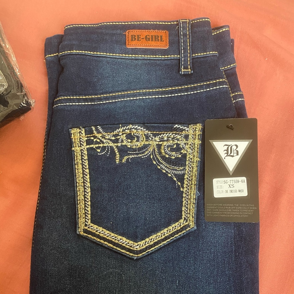 Denim Be-Girl midi skirt